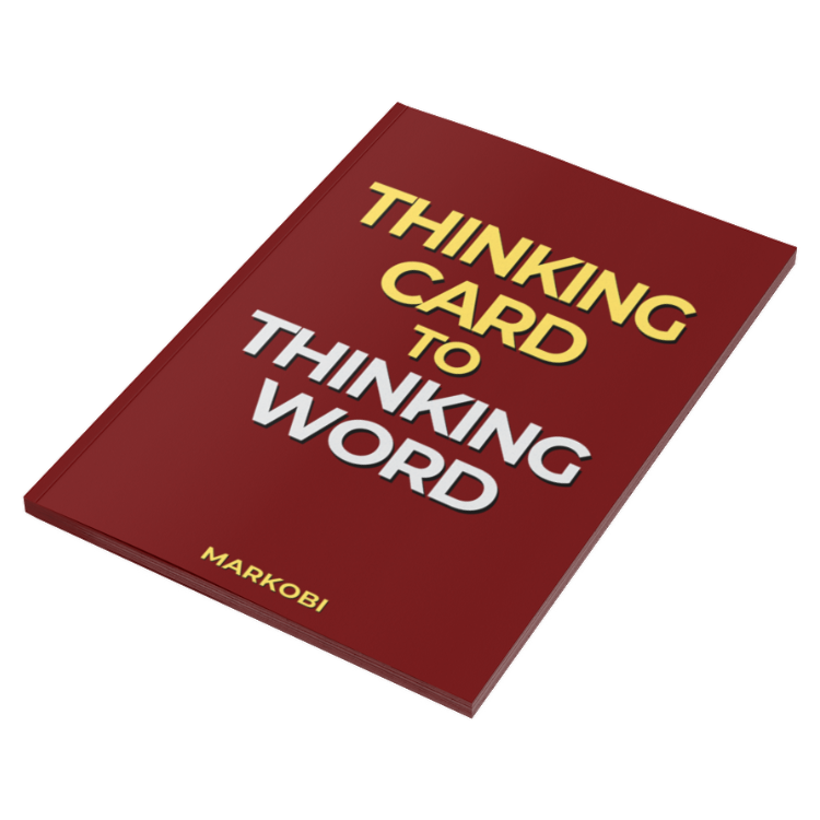 Thinking Card to Thinking Word - Markobi